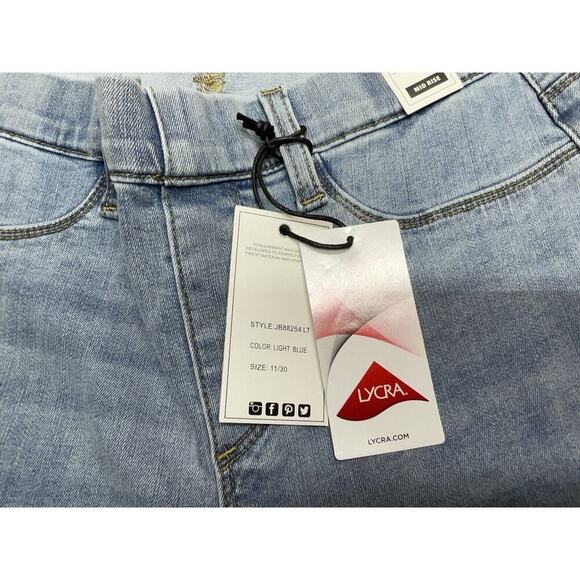 Judy Blue Mid Rise Pull-On Skinny Jegging Light Wash JB88254 NWT - Picture 5 of 11